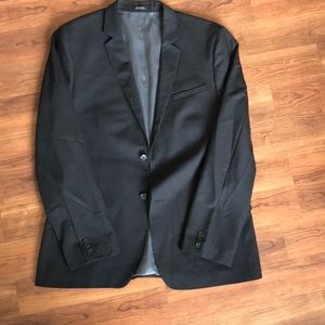 Express Fitted Pin-Stripe Jacket